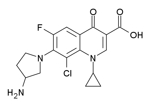 ملف:Clinafloxacin.png