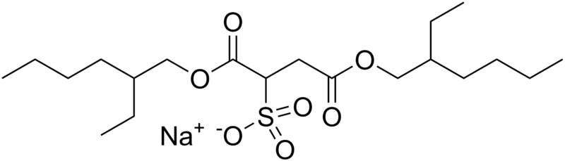 ملف:Dioctyl sodium sulfosuccinate.png