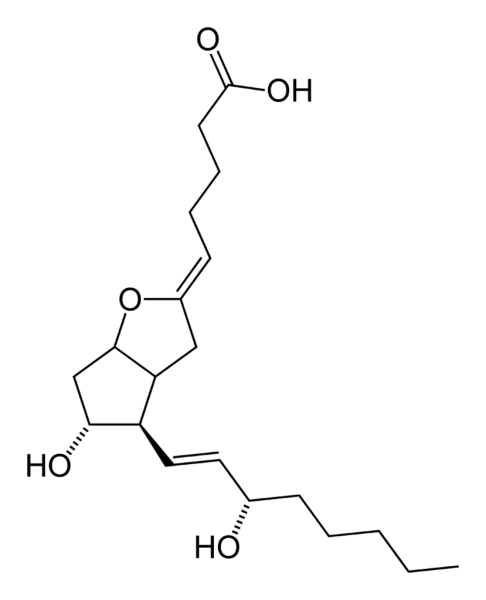 ملف:Prostacyclin-2D-skeletal.png