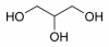 Glycerine chemical structure.png
